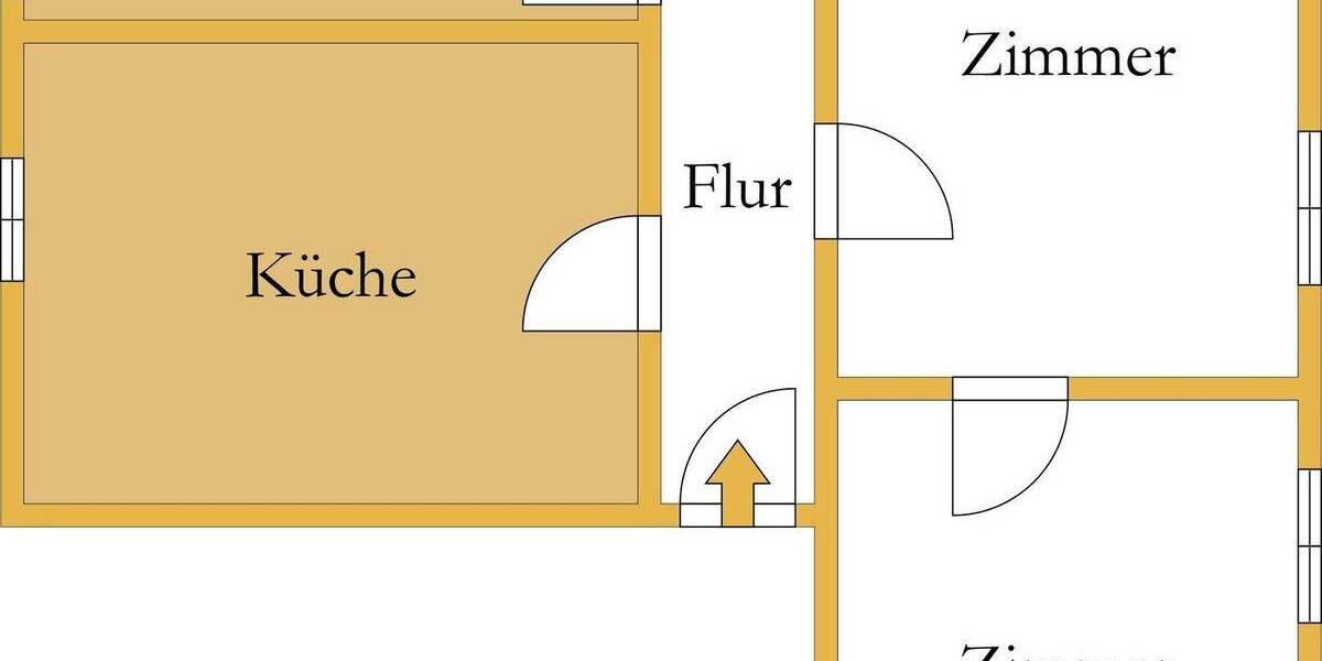 Etagenwohnung Petersberg Mösthinsdorf - 2 Zimmer, 74 m&sup2;, 570&euro; | Angebot:26778232