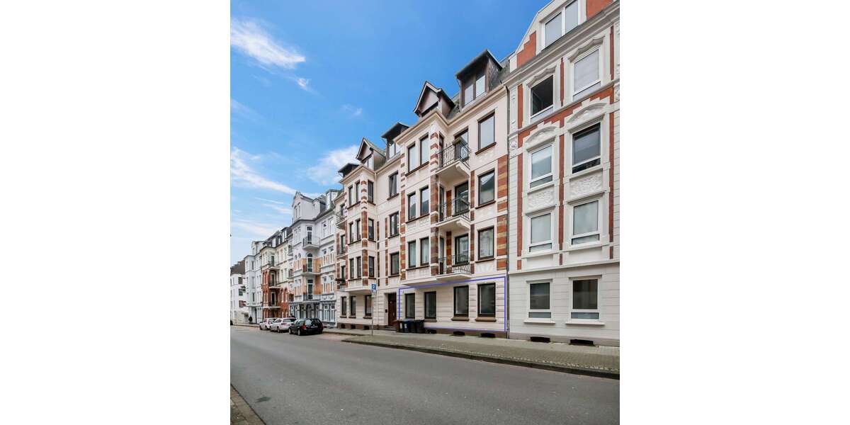 Etagenwohnung Flensburg Altstadt - 3 Zimmer, 94 m&sup2;, 850&euro; | Angebot:27440268