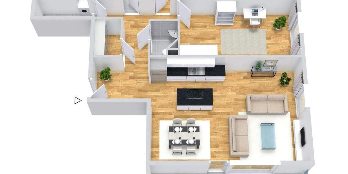 Etagenwohnung Ilsede Ölsburg - 3 Zimmer, 115 m&sup2;, 432.900&euro; | Angebot:25566405