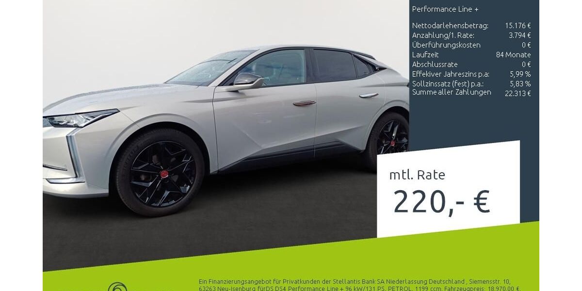 DS Automobiles DS4 26.581 km 18.970 &euro; Dülmen 48249