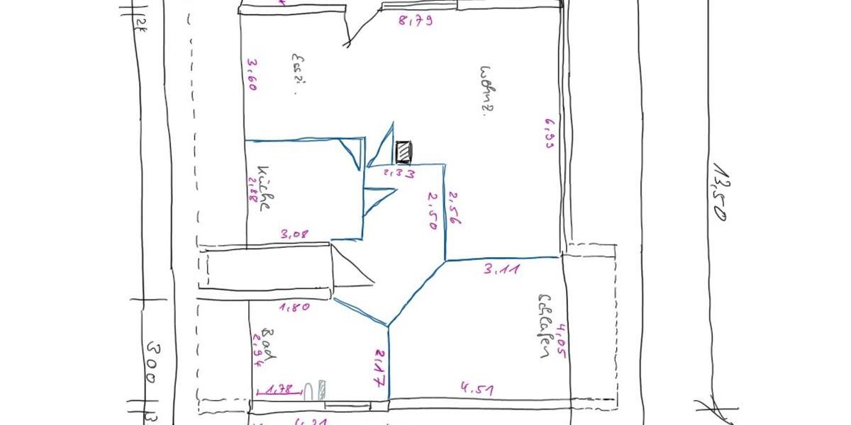 Dachgeschoßwohnung Bretten - 2.5 Zimmer, 120 m&sup2;, 725&euro; | Angebot:24817753