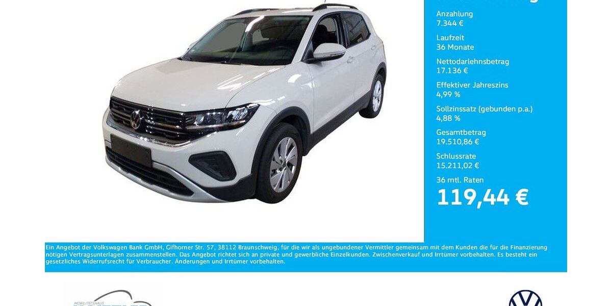 VW T-Cross 4.000 km 24.480 &euro; Gernsbach 76593
