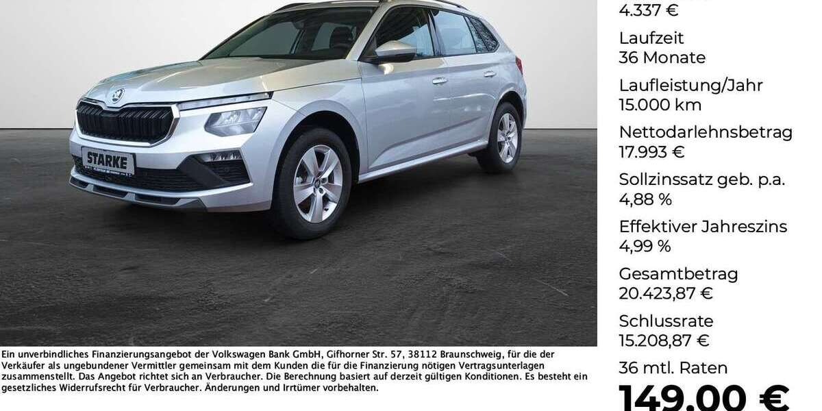 Skoda Kamiq 7.330 km 22.330 &euro; Versmold 33775