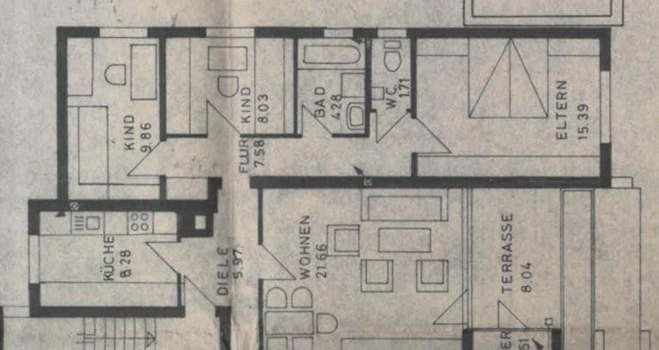 Etagenwohnung Laatzen - 4 Zimmer, 91 m&sup2;, 229.000&euro; | Angebot:27163437