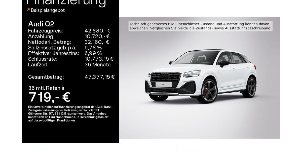 Audi Q2 1.652 km 42.480 &euro; Hofheim 65719