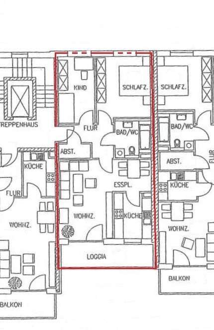 3-Raum-ETW mit Balkon & Aufzug in der beliebten Südvorstadt 3 zimmer