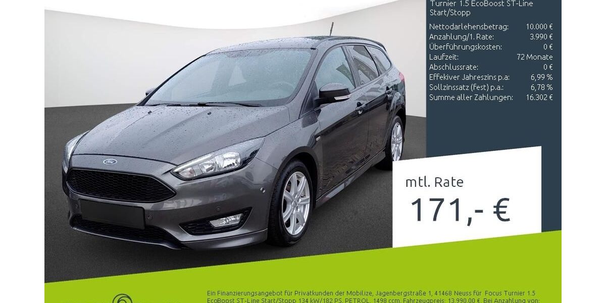 Ford Focus 126.336 km 13.170 &euro; Borken 46325