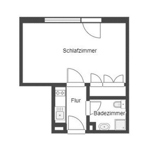 Etagenwohnung Malente - 1 Zimmer, 24 m&sup2;, 90.000&euro; | Angebot:26996707