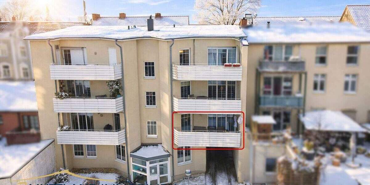 Zentrale 3-Zimmer-Wohnung in Stralsund mit Terrasse & Stellplatz 3 zimmer