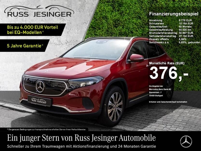 Mercedes-Benz EQA 47.600 km 33.880 € Esslingen 73730
