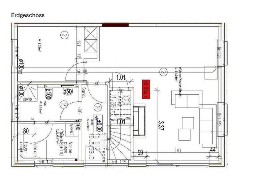 Moderne Doppelhaushälfte 141 qm - 6 Zimmer - mit kl. Garten - Neubau - provisionsfrei