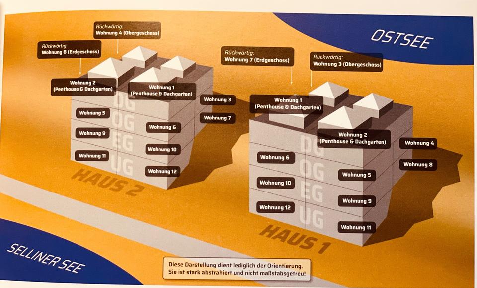 MIETEN !!!! Moderne Wohnungen, von 65 qm bis 130 qm, im beliebten Ostseebad Sellin 3 zimmer