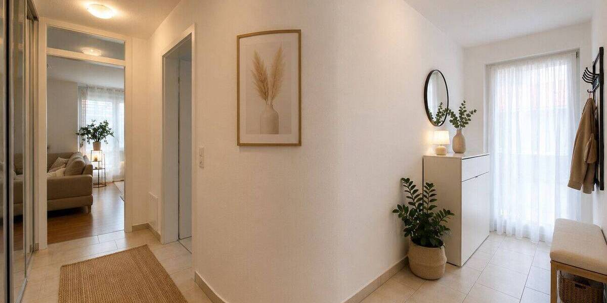 Etagenwohnung Freiburg im Breisgau Neuburg - 3 Zimmer, 89 m&sup2;, 1.670&euro; | Angebot:26824901