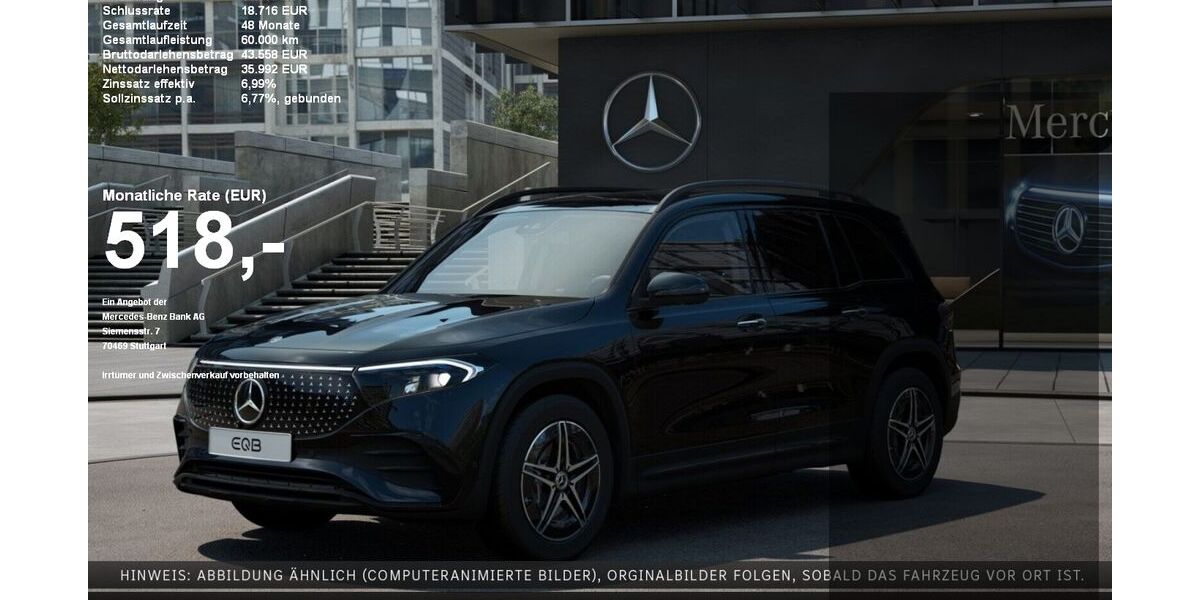 Mercedes-Benz EQB 4.096 km 47.950 &euro; Hamburg 21079
