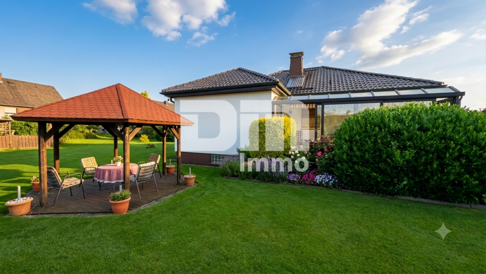 Solider Familien-Bungalow mit großem Potenzial in ruhiger Lage mit Wintergarten und Garage - Bungalow Calden | Angebot:26974963