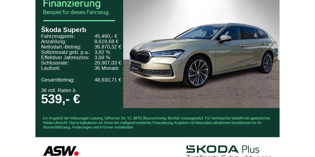 Skoda Superb 59.990 km 38.390 &euro; Heilbronn 74076
