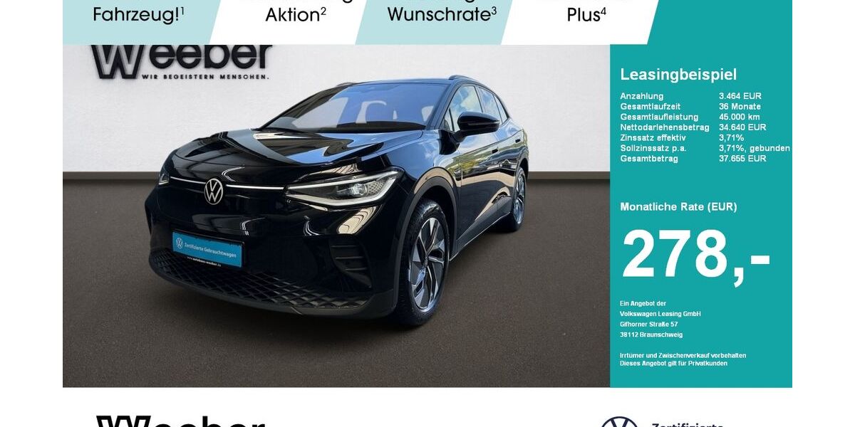 VW ID.4 6.500 km 34.640 € Weil der Stadt 71263