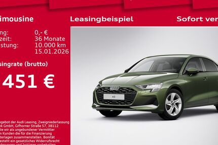 Audi A3 11.100 km 30.900 &euro; Berlin 12489