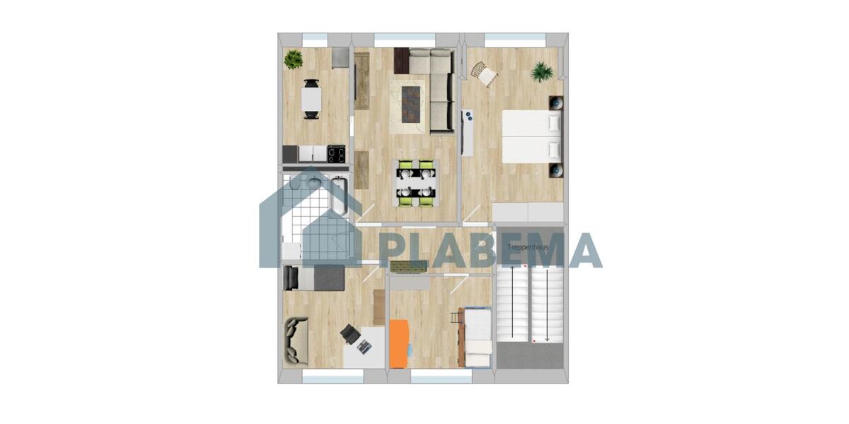 Etagenwohnung Lübz - 4 Zimmer, 85 m&sup2;, 655&euro; | Angebot:26586702