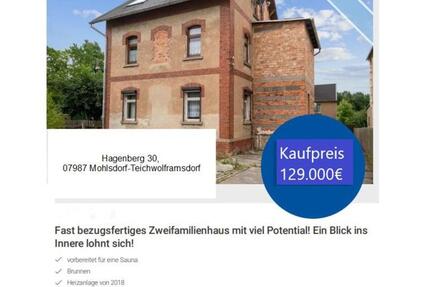 Fast bezugsfertiges Einfamilienhaus mit viel Potenzial! 8 zimmer