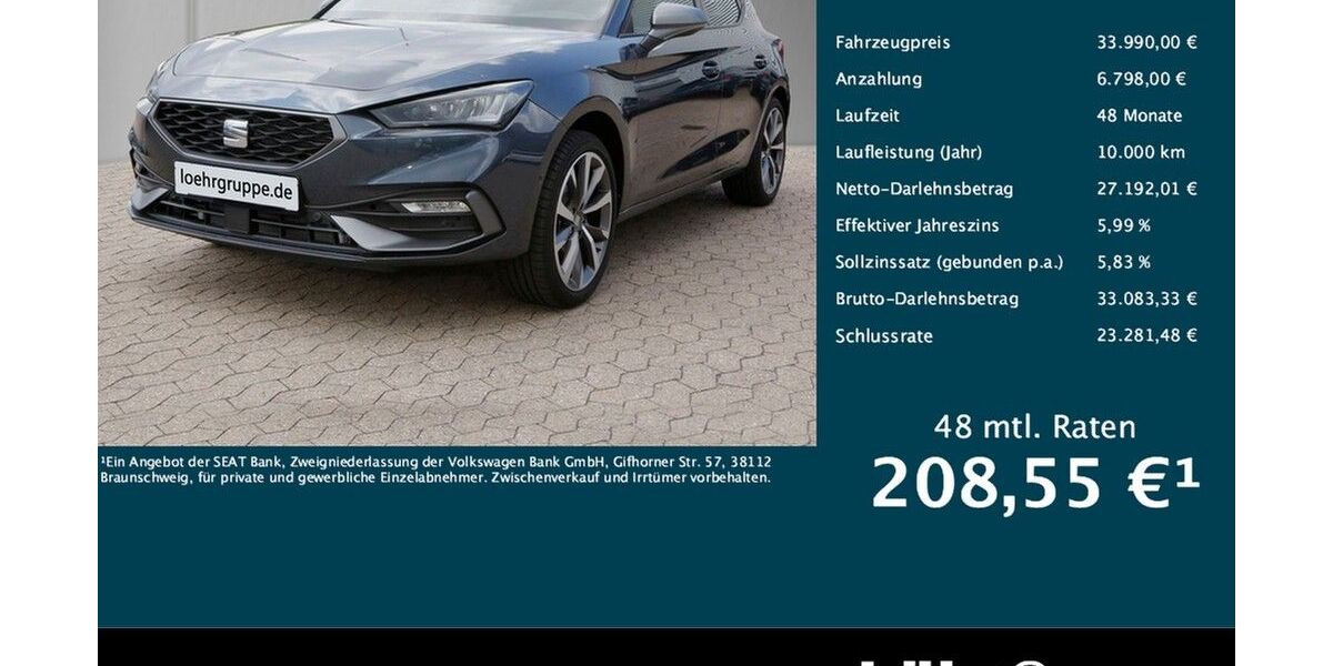 Seat Leon 5.500 km 33.990 &euro; Meckenheim / Bonn 53340