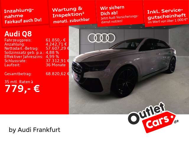 Audi Q8 81.795 km 61.850 &euro; Frankfurt am Main 60314