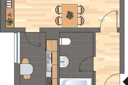 Wohnung Neustadt an der Weinstraße - 2 Zimmer, 59 m&sup2;, 649&euro; | Angebot:26688352