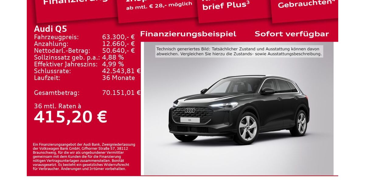 Audi Q5 6.001 km 62.900 &euro; Berlin 12489