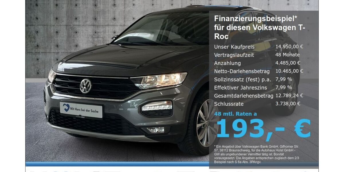 VW T-Roc 98.546 km 14.950 &euro; Scheeßel 27383