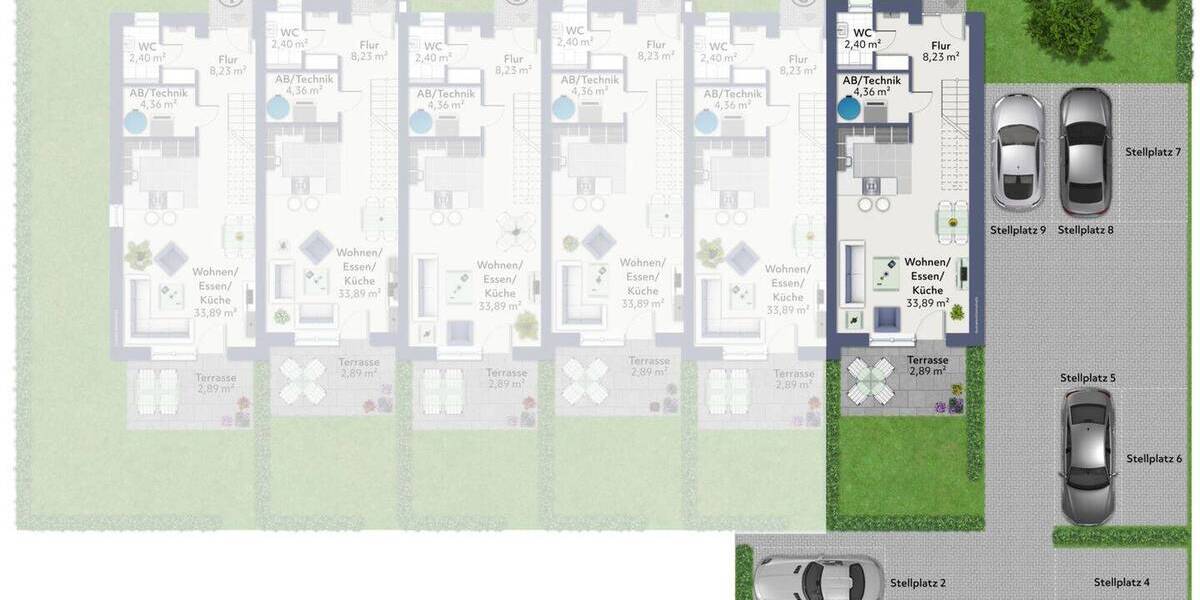 Reihenendhaus Ibbenbüren Stadt - 4 Zimmer, 136 m&sup2;, 519.000&euro; | Angebot:26308214