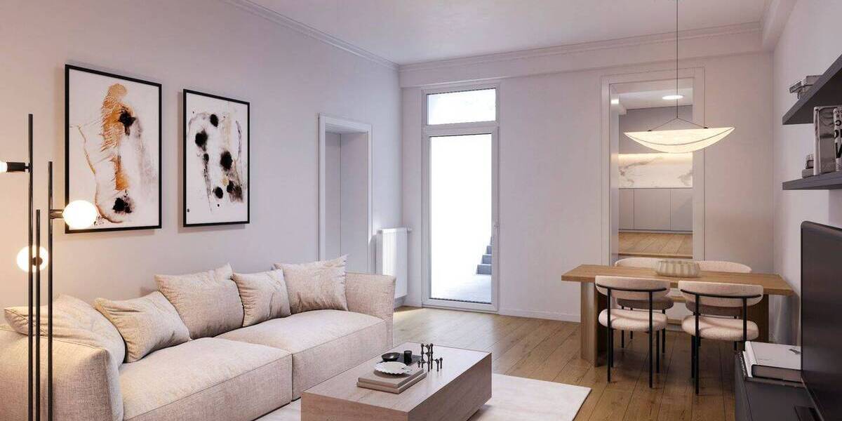 Terrassenwohnung Duisburg Duissern - 2 Zimmer, 57 m&sup2;, 169.500&euro; | Angebot:26274095