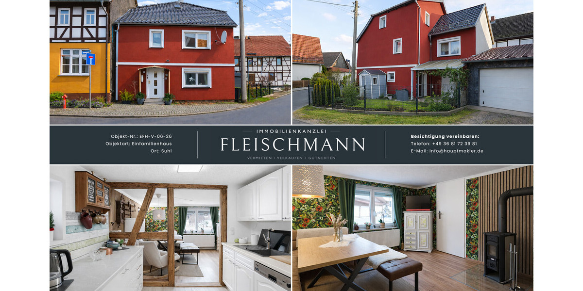 Ein Zuhause mit Herz – liebevoll saniertes Einfamilienhaus in Suhl - Einfamilienhaus Suhl Aue 1 | Angebot:26648109