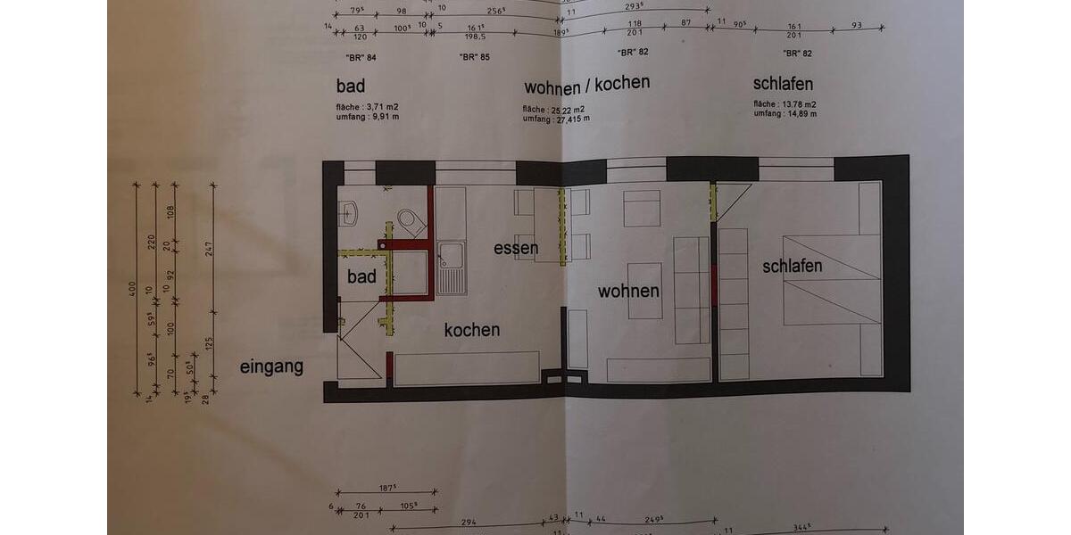 Erdgeschoßwohnung Willich - 2 Zimmer, 45 m&sup2;, 500&euro; | Angebot:25924147
