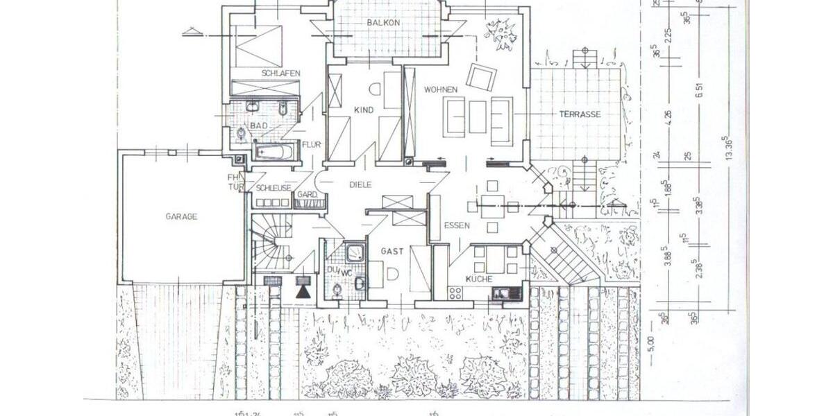 5 Zimmer-EG-Wohnung mit Doppelgarage in Waldbüttelbrunn 5 zimmer