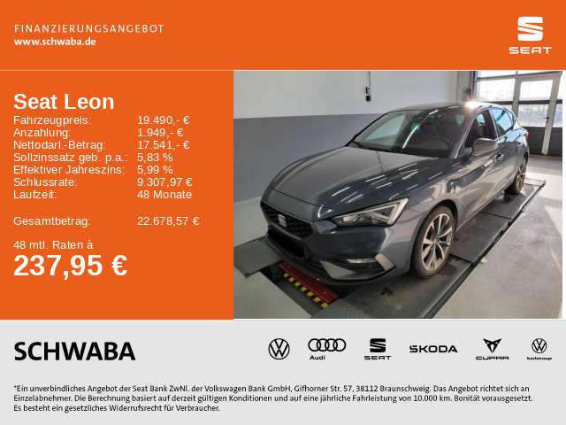 Seat Leon 62.000 km 19.490 &euro; Gersthofen 86368