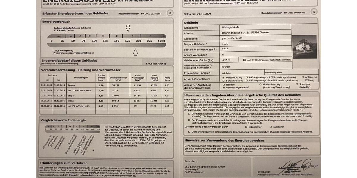 Etagenwohnung Geseke - 3 Zimmer, 90 m&sup2;, 702&euro; | Angebot:25255210