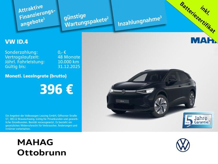 VW ID.4 8.395 km 38.981 € Ottobrunn 85521