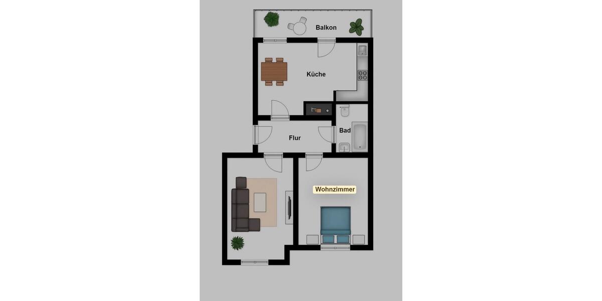 Etagenwohnung Düsseldorf Stadtbezirk 3 - 2 Zimmer, 74 m&sup2;, 375.000&euro; | Angebot:25594033