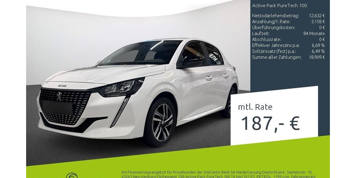 Peugeot 208 20.652 km 15.790 &euro; Münster - Amelsbüren 48163
