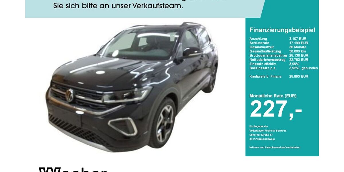 VW T-Cross 5.664 km 25.889 &euro; Herrenberg 71083