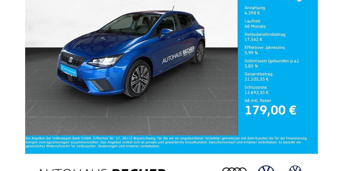 Seat Ibiza 13.000 km 21.960 &euro; Wesel 46485
