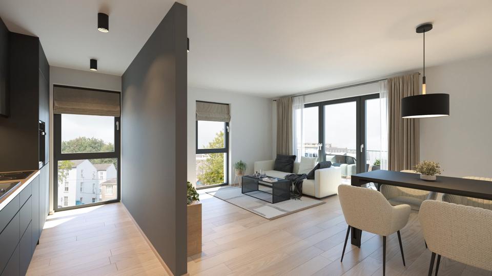 Etagenwohnung Wiesbaden Biebrich - 2 Zimmer, 63 m&sup2;, 389.000&euro; | Angebot:26000043