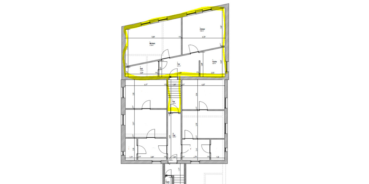 Etagenwohnung Eddelak - 2 Zimmer, 62 m&sup2;, 560&euro; | Angebot:25422722