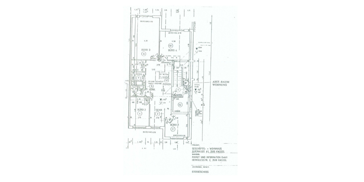 Erdgeschoßwohnung Kassel Vorderer Westen - 4 Zimmer, 100 m&sup2;, 330.000&euro; | Angebot:25376634