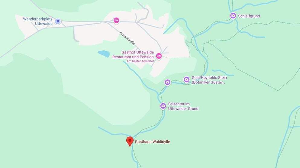 Gasthaus Waldidylle - Großzügiges Ausflugslokal direkt am Hauptwanderweg im Elbsandsteingebirge