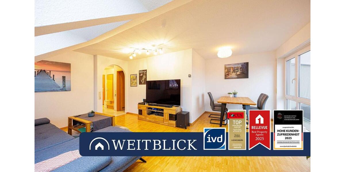 WEITBLICK: Wohngenuss auf zwei Ebenen! 3 zimmer