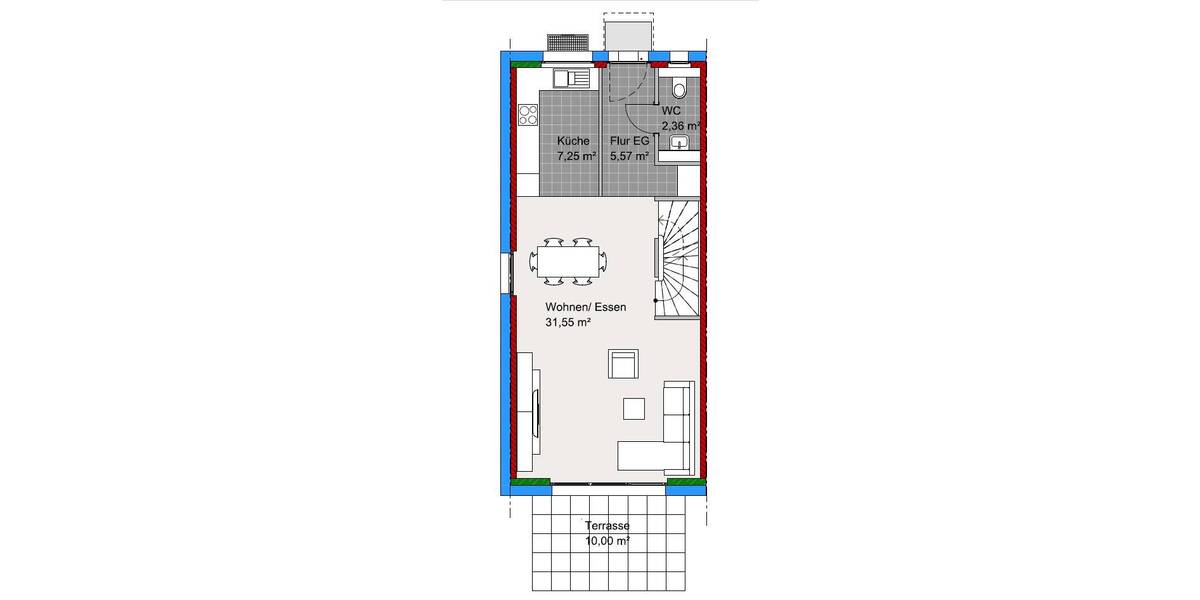 Reihenendhaus Stuttgart Plieningen - 5 Zimmer, 127 m&sup2;, 741.454&euro; | Angebot:26695932