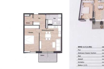Wohnung Reute - 2 Zimmer, 61 m&sup2;, 336.270&euro; | Angebot:25281302