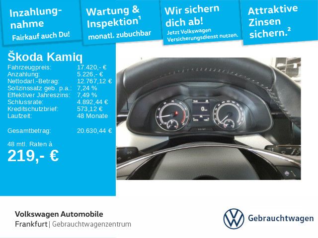 Skoda Kamiq 14.114 km 17.420 &euro; Frankfurt 60326