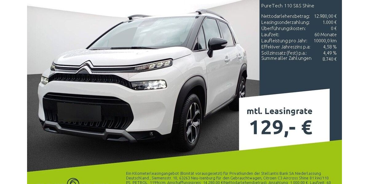 Citroen C3 Aircross 33.850 km 12.430 &euro; Bocholt 46395
